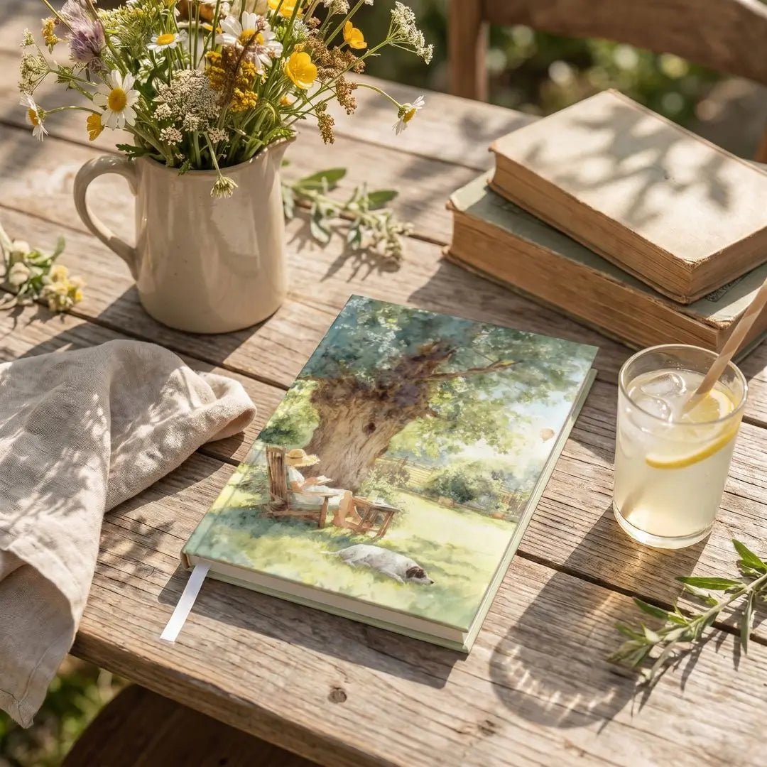 Notebook | Hardbound A5 Plain Pages Lady