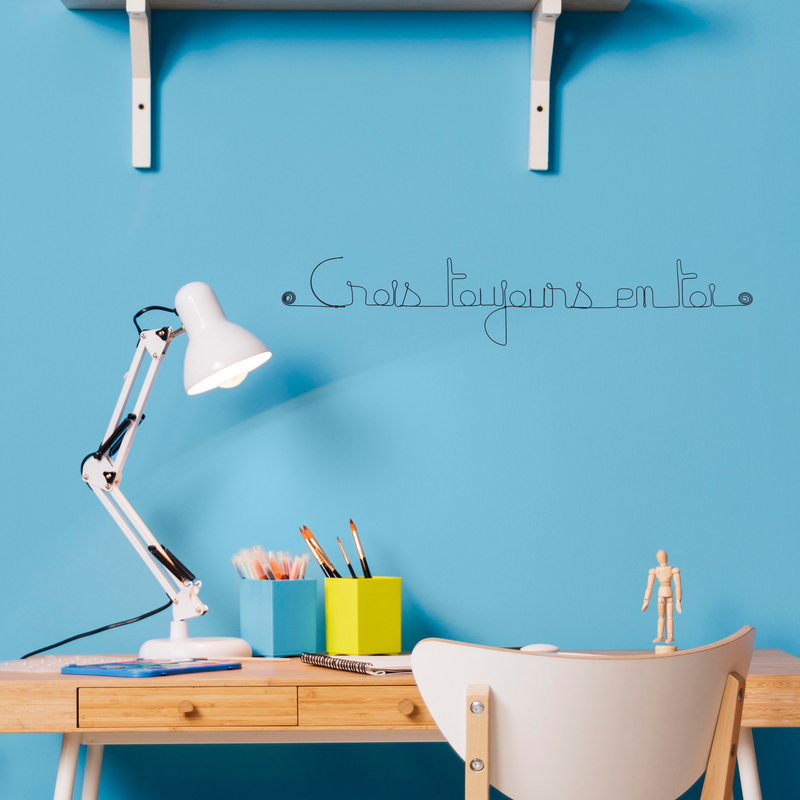 Wire Wall Decoration “Always believe in yourself”