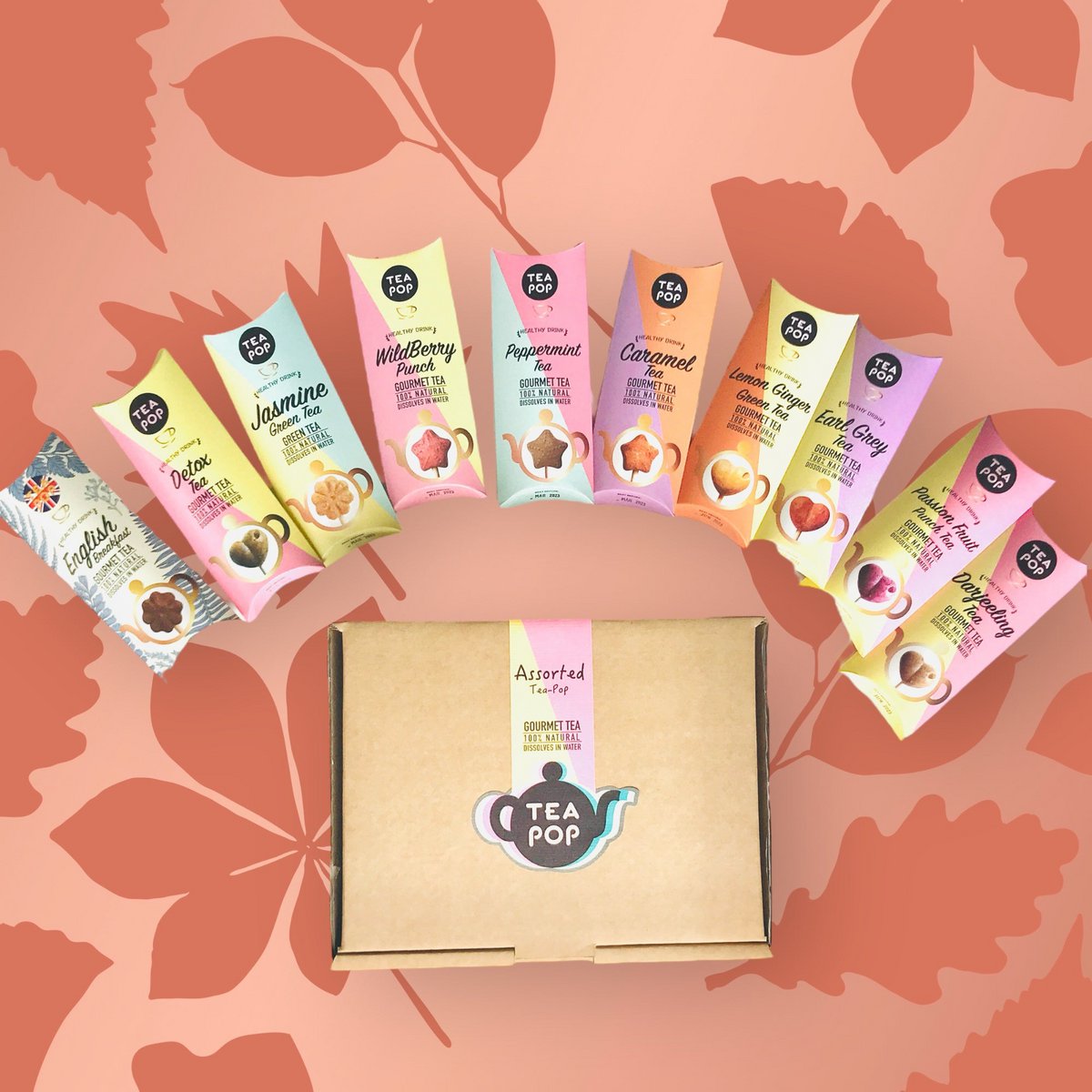 Tea-Pop Discovery Sample Box: 10 Blend Sampler