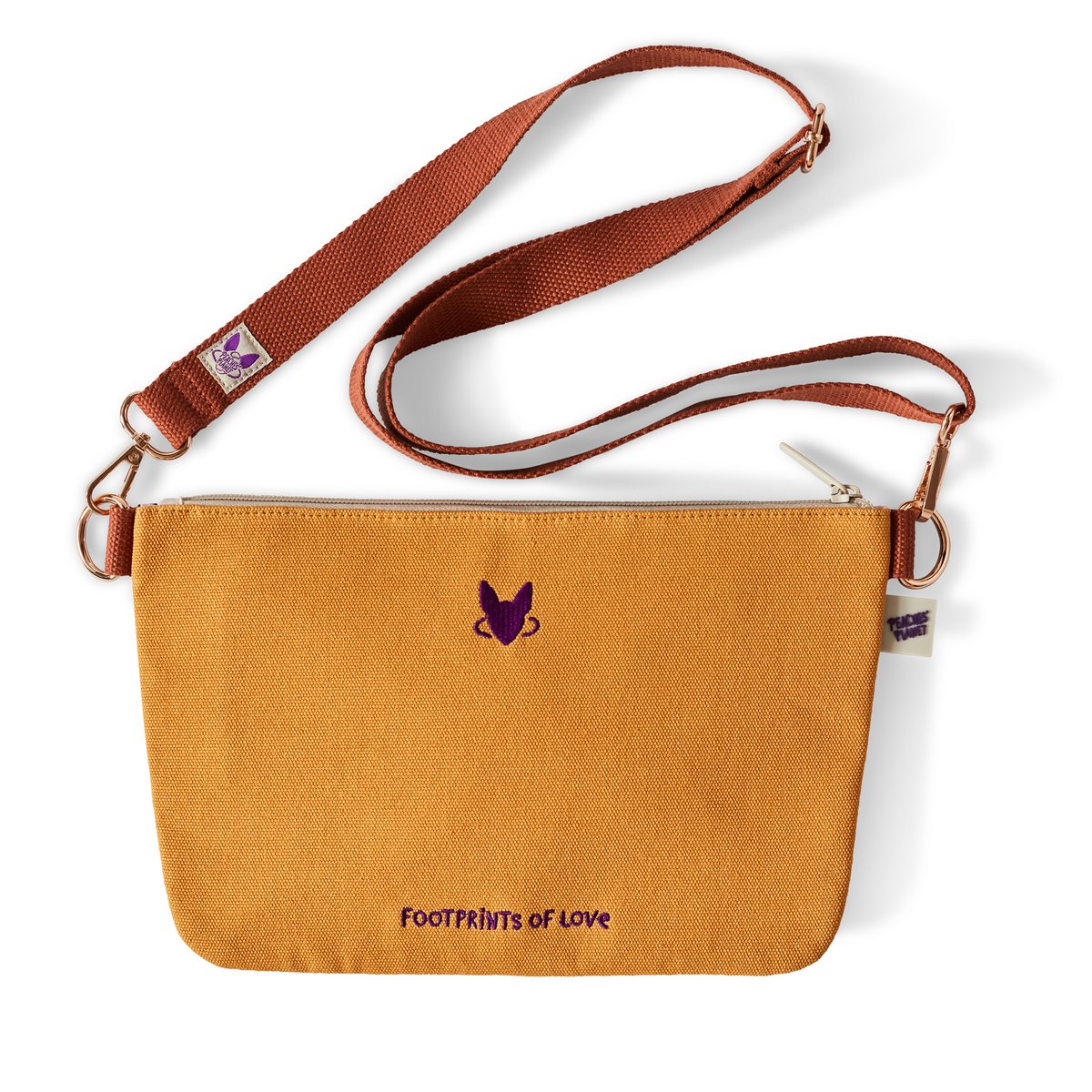 Peaches 'Planet Crossbody Bag & Hüfttasche Purple Adventures
