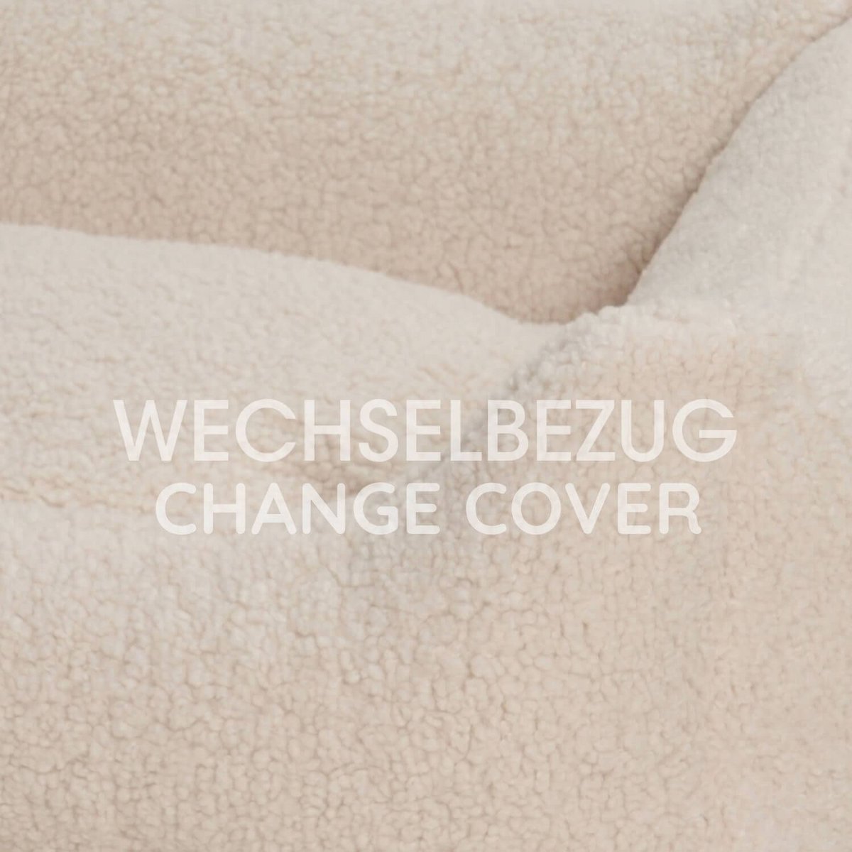 Wechselbezug Hundebett Box Bett Paddy creme