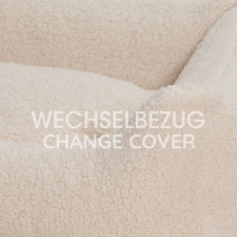 Wechselbezug Hundebett Box Bett Paddy creme