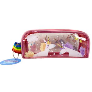 Einhorn Magic Federmäppchen mit transparentem Fenster