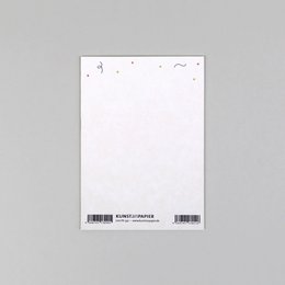 Postkarte Holzschliff Leni Feier