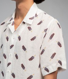 Chemise en lin Ice - Agnė Kišonaitė (Unisexe)