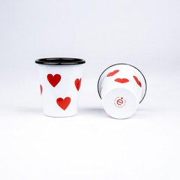 Gobelet en émail 0,4l | Amour