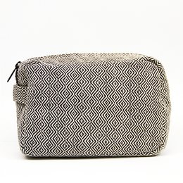 ANNA NERA Fairtrade Toilettas - Beautycase - Make up Tasje - Toilettaske Facet M 21x13x7 cm