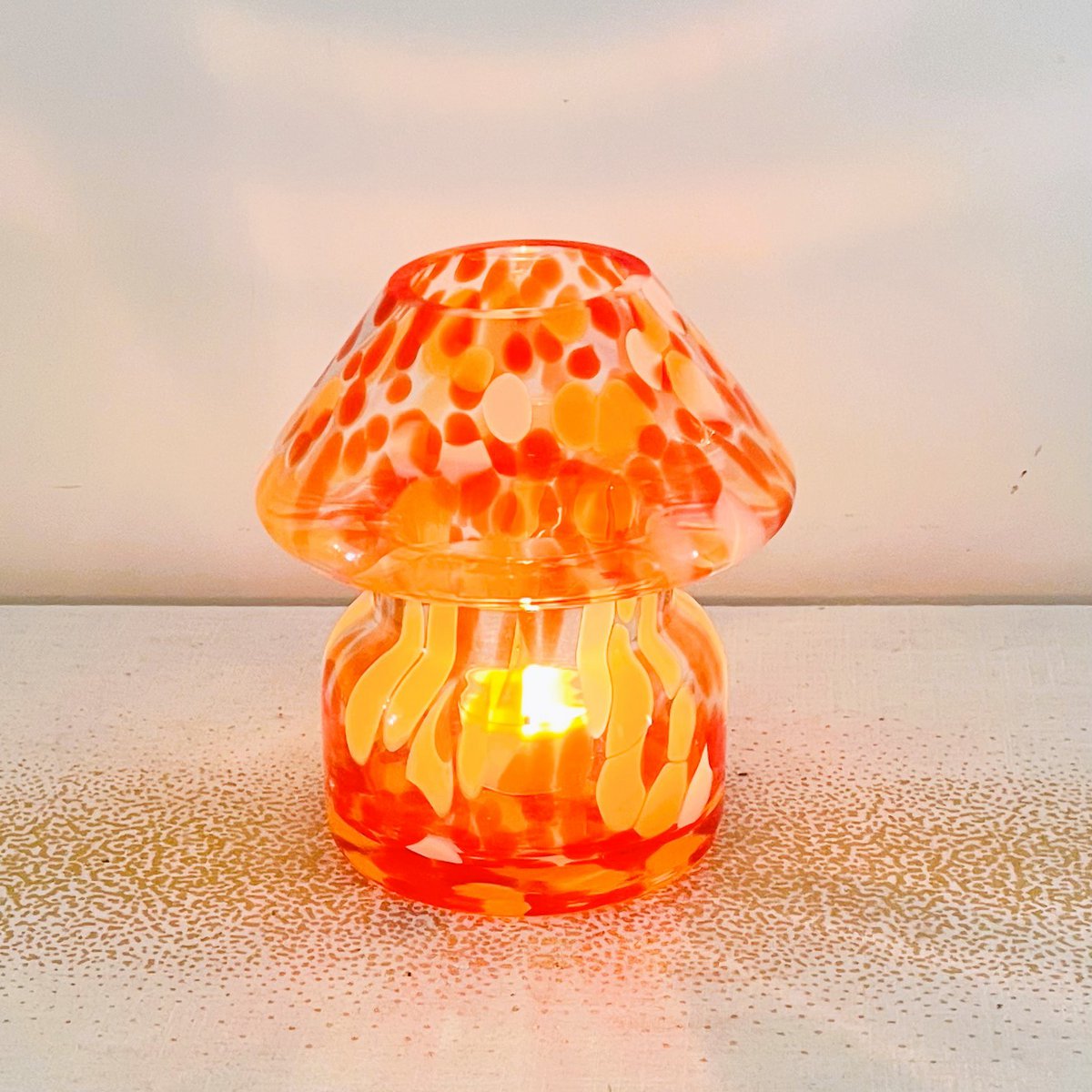 Table Lamp Candle || Orange