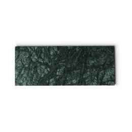 Marble tray rectangle S green 10x25cm