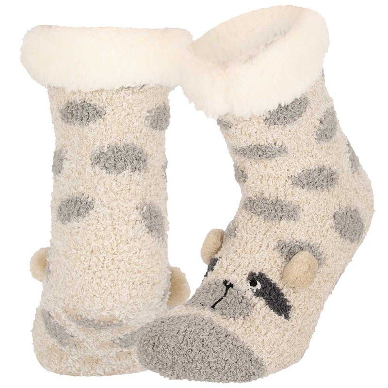 iN ControL HOMESOCKS met dierenprint