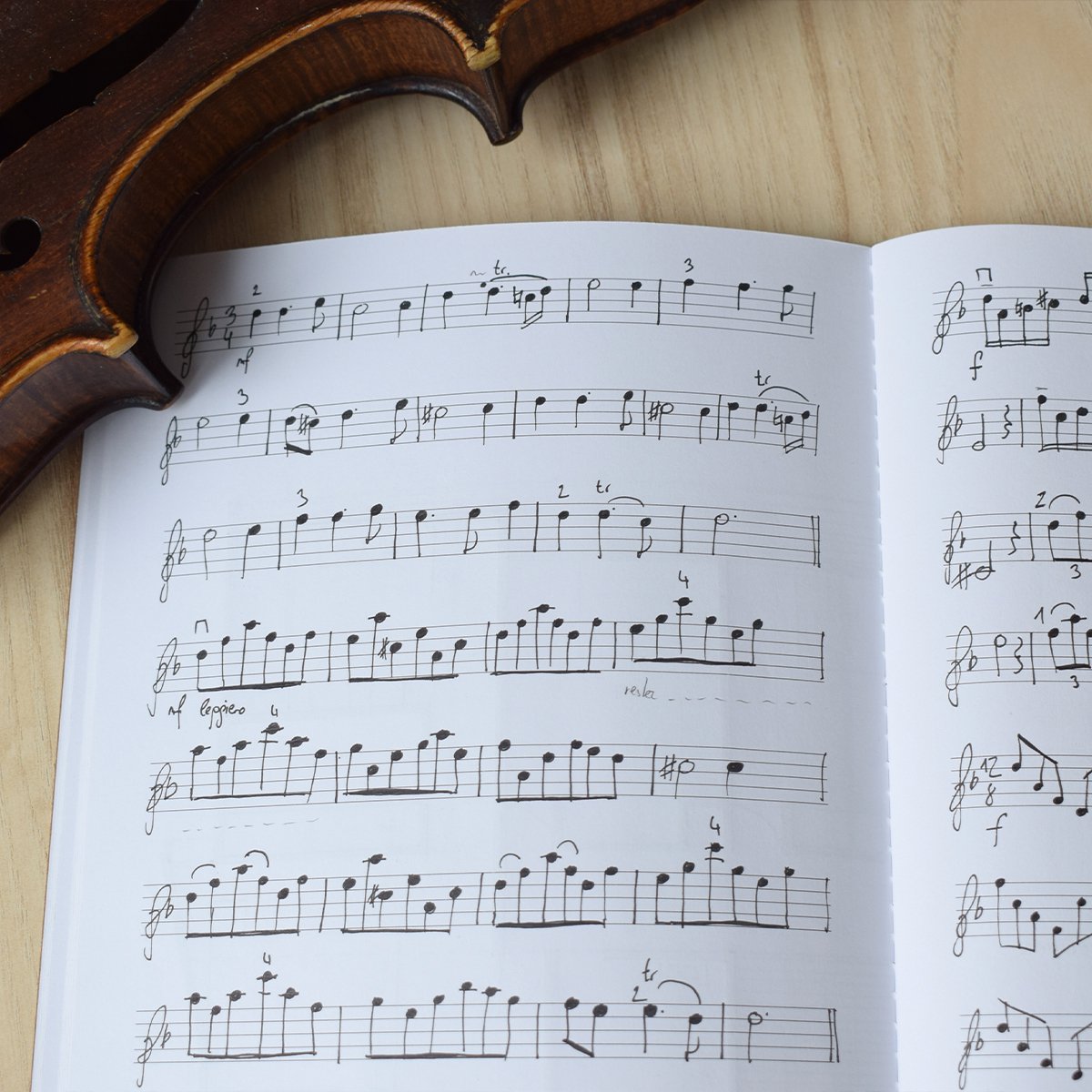 Notatie briefpapier notitieboek