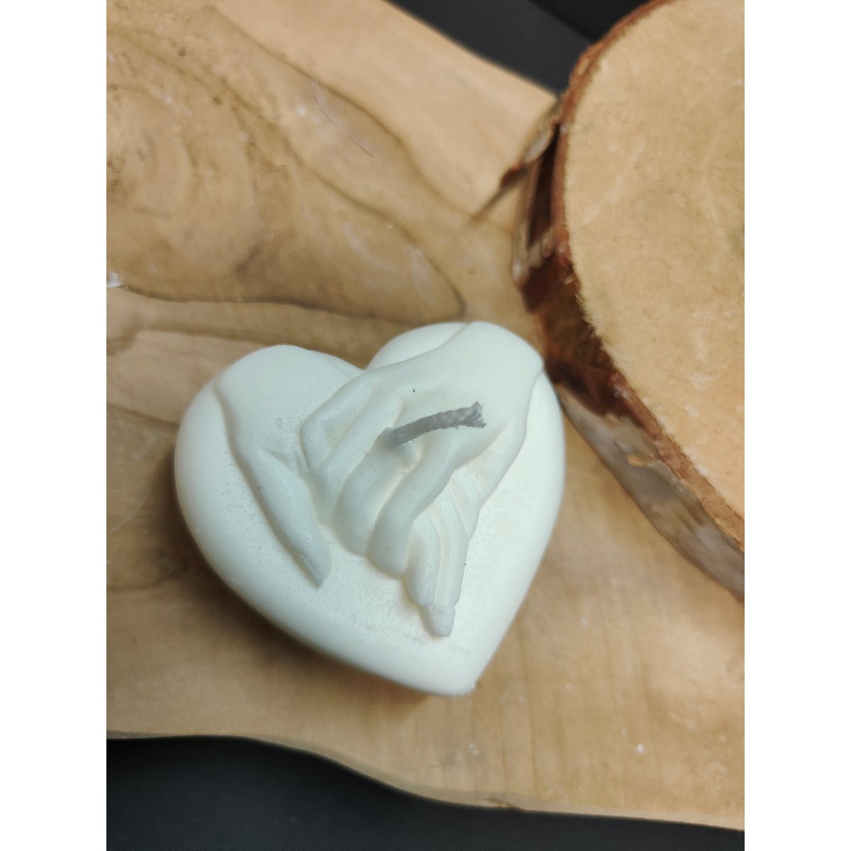 Take my hand candle - Take my hand heart shaped candle - heart shaped candle