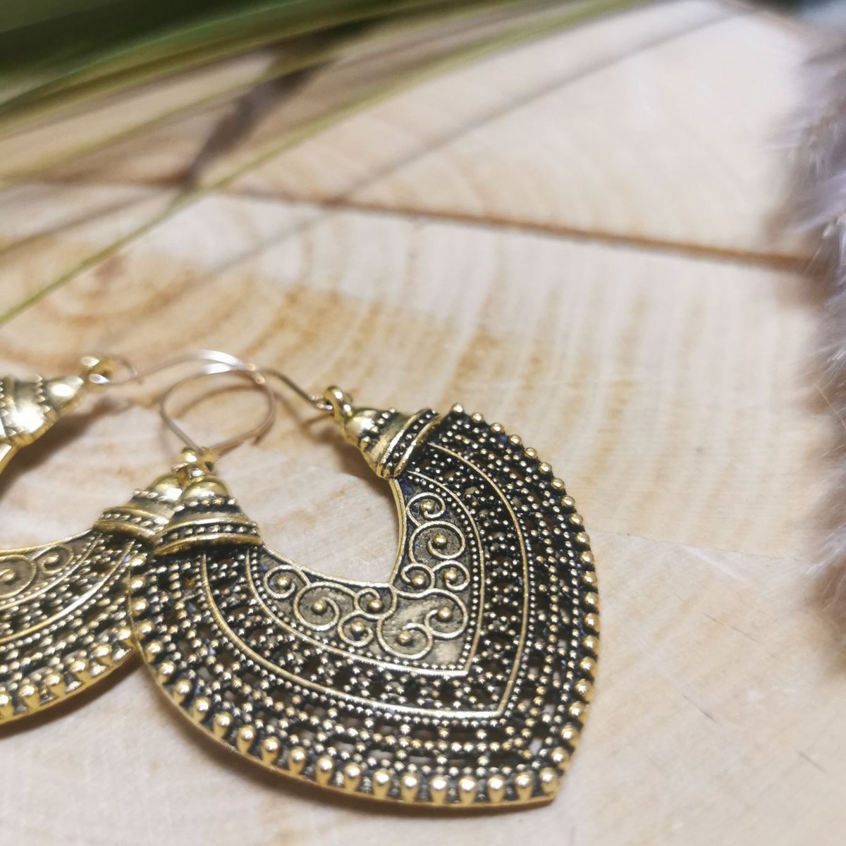 Boho Oorbellen Ayla Vintage Goud