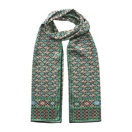 Arabesque tegelwerk satijnen sjaal Naima