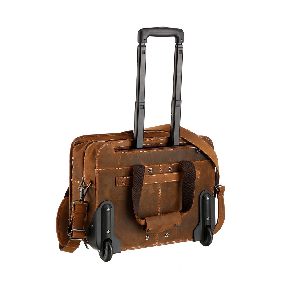 Vintage business trolley leather 1549-25