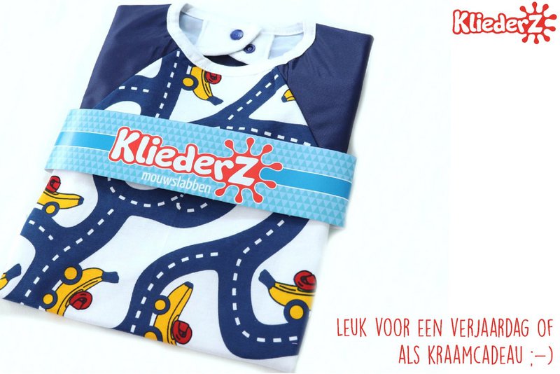 Mouwslab Racing Bananas - baby/peuter slab