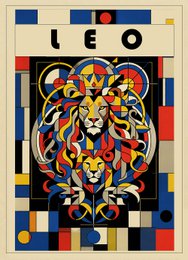 Stjernetegn Print - Bauhaus Style
