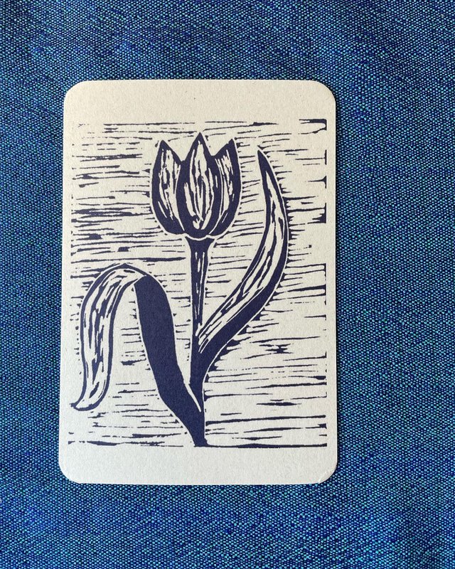 Cartolina del tulipano