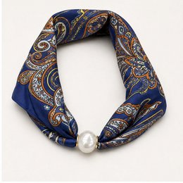HS Parelsjaal Satijnprint Paisley - Meerdere Prints