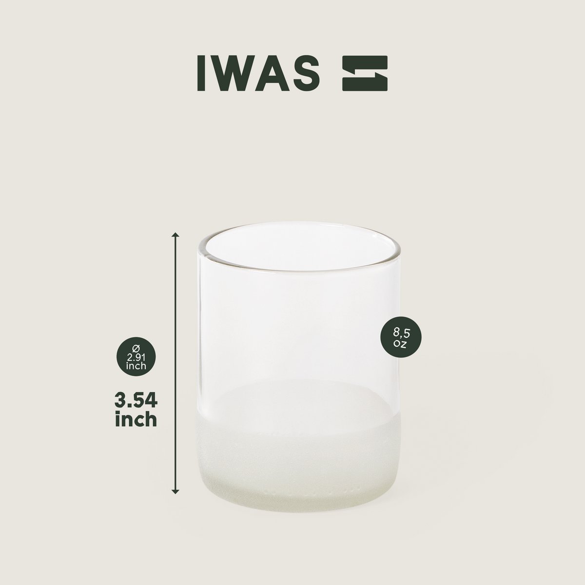 Drikkeglas Klar - Kort (sæt med 6)