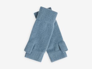 Handschuhe fingerlos Denimblau