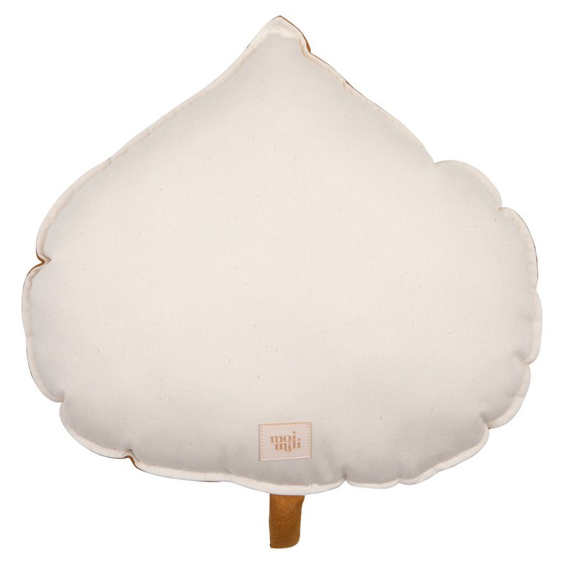 “Marsala” Linen Leaf Pillow
