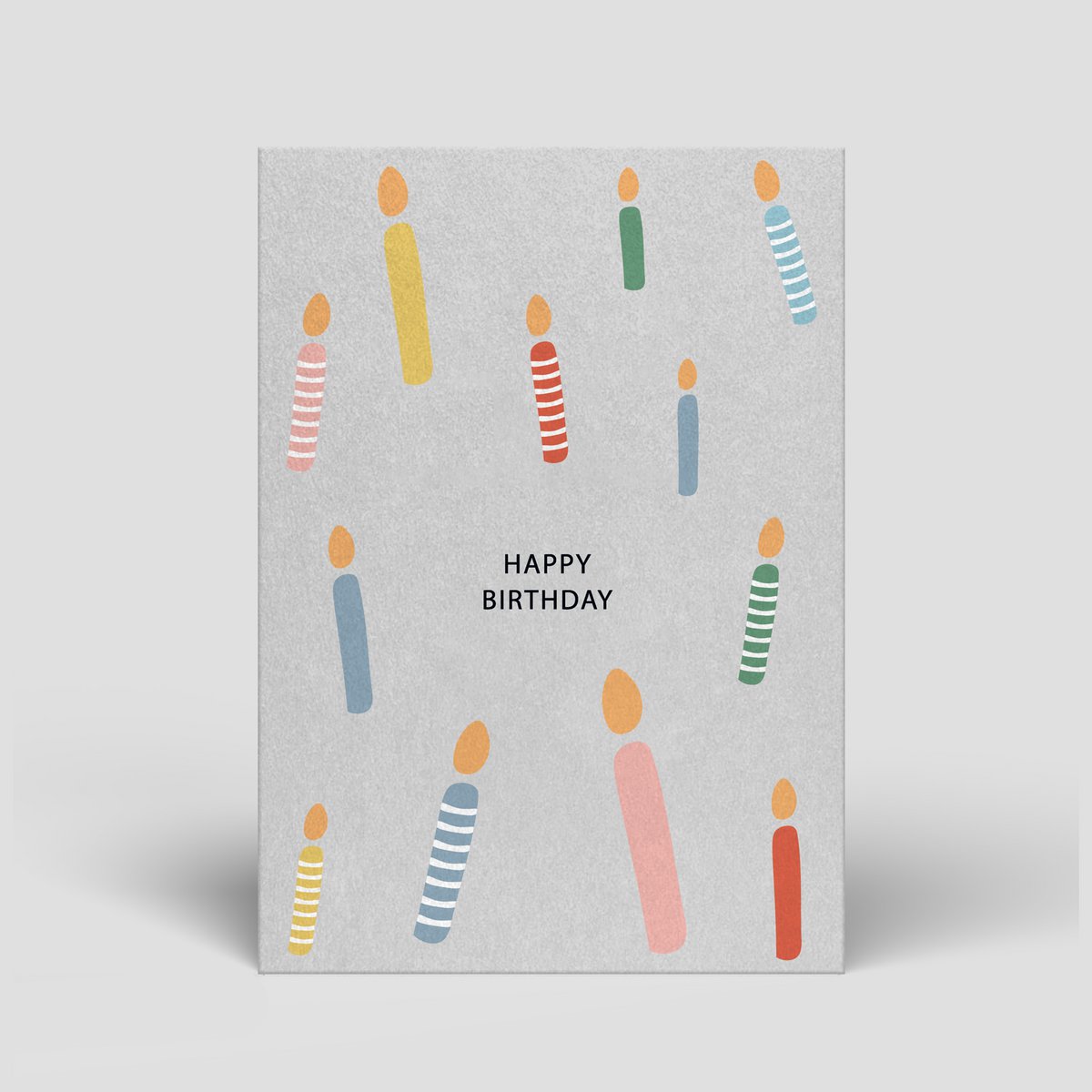 Postcard - Birthday - Candles - No. 72