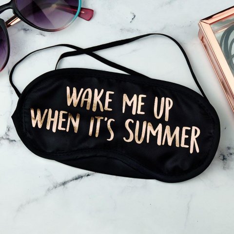 Maak me wakker als het zomer is Oogmasker ()