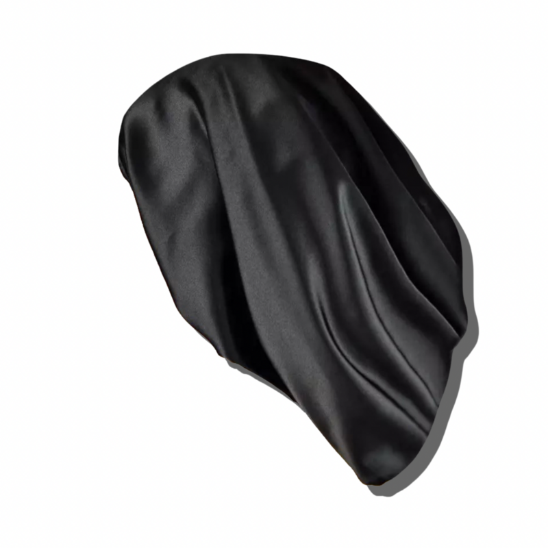 YOSMO 100 % Mulberry Silk Sleep Hårklud – Stor – Til langt, tykt og krøllet hår