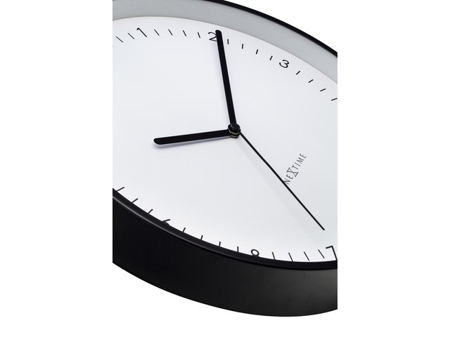 Zegar ścienny NeXtime Berlin 30 cm biały