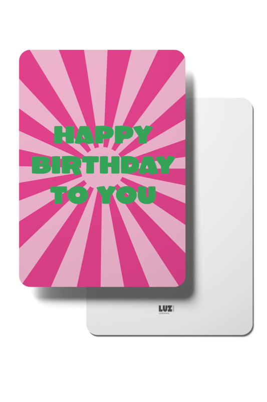 Carta di buon compleanno