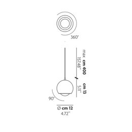 Lodes Spider lámpara colgante LED ajustable (sin capota)