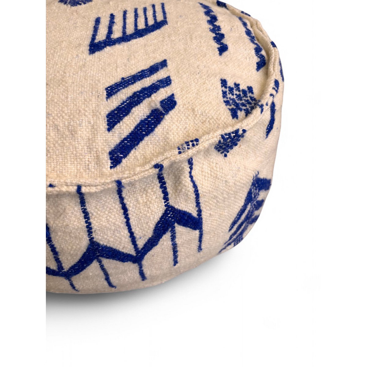 Vloerkussen rond - Mila Blue III
