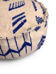Vloerkussen rond - Mila Blue III