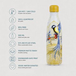 Izy flasker - safran guld 2.0 - 500 ml