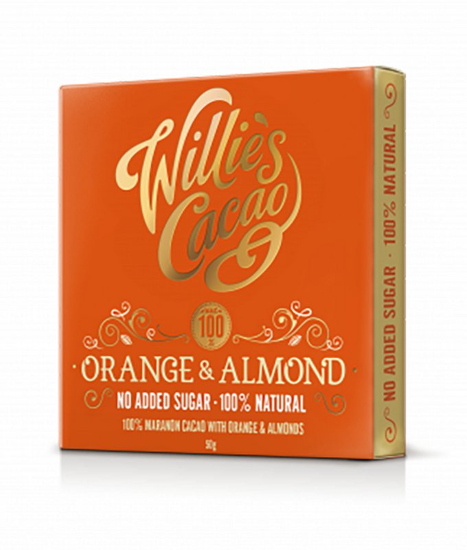 Orange & Almond, Maranon, Peru (100% dark - no added sugar