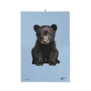 100% cotton animal bear tea towel