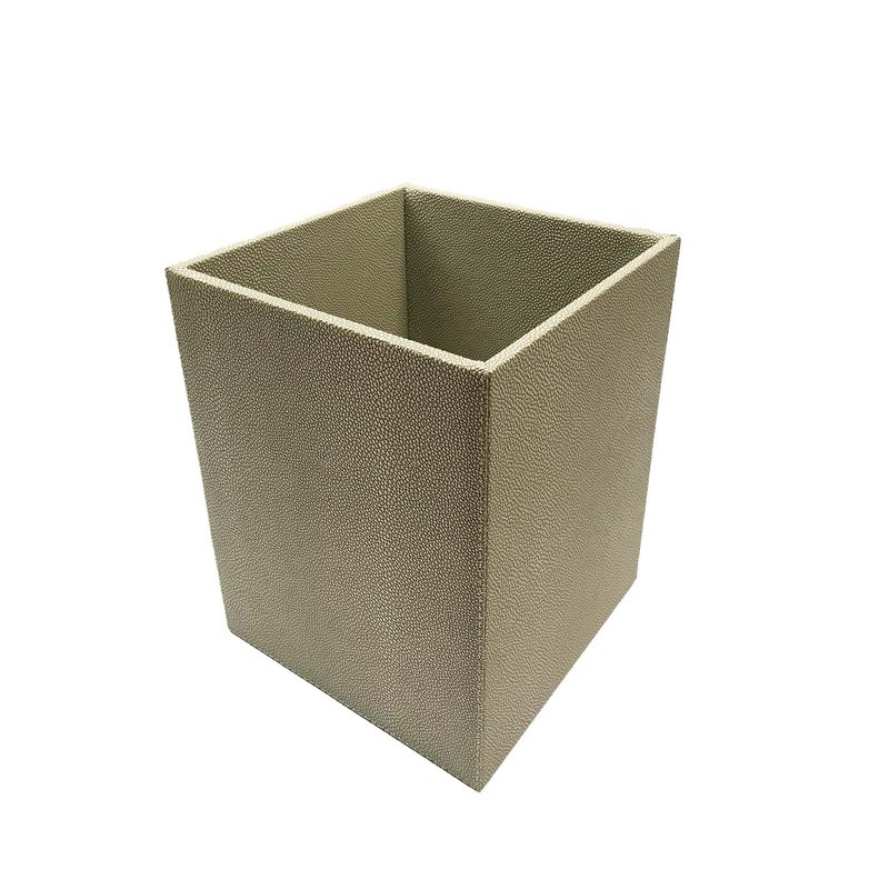 Waschin Basket Ray Green Garbage Can in pelle sintetica