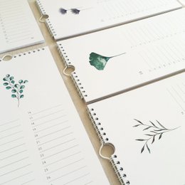 immerwährender Botanik-Kalender