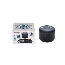 Grinder, Maxi Curved, XXL, 4 Parties, 100mm, Dents Diamants, Bleu Foncé