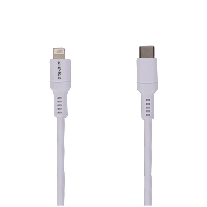 Conjunto de 2 cables de tipo de tipo en Lightning - Carga rápida 18W