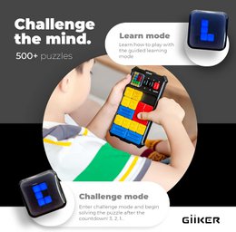 GiiKER Super Slide Puzzle Game, GRIGIO