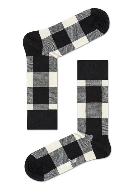 Happy Socks XBLW09-9003 Sort & hvid gaveæske