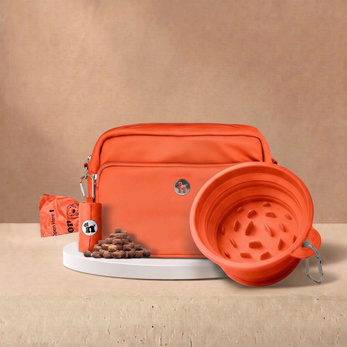 Bag and Bowl Poppy Orange