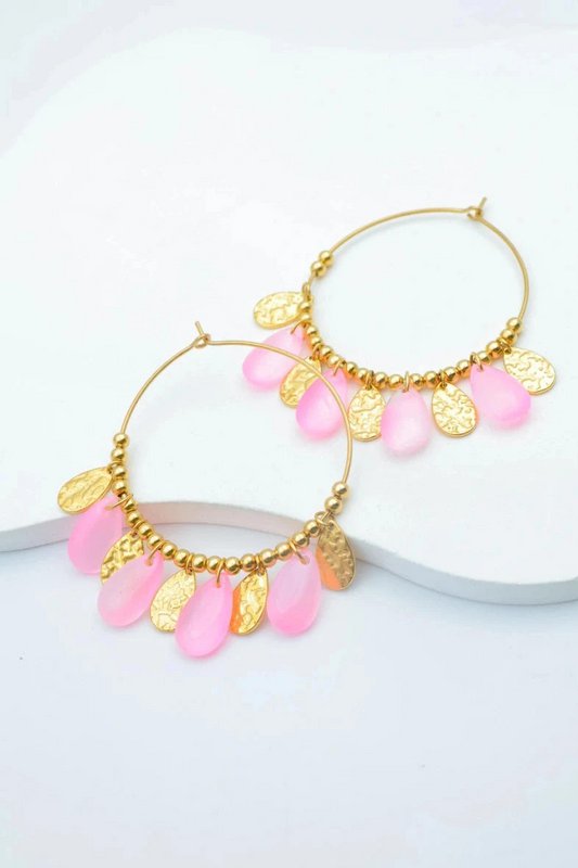 Boucles d’oreilles en acier inoxydable