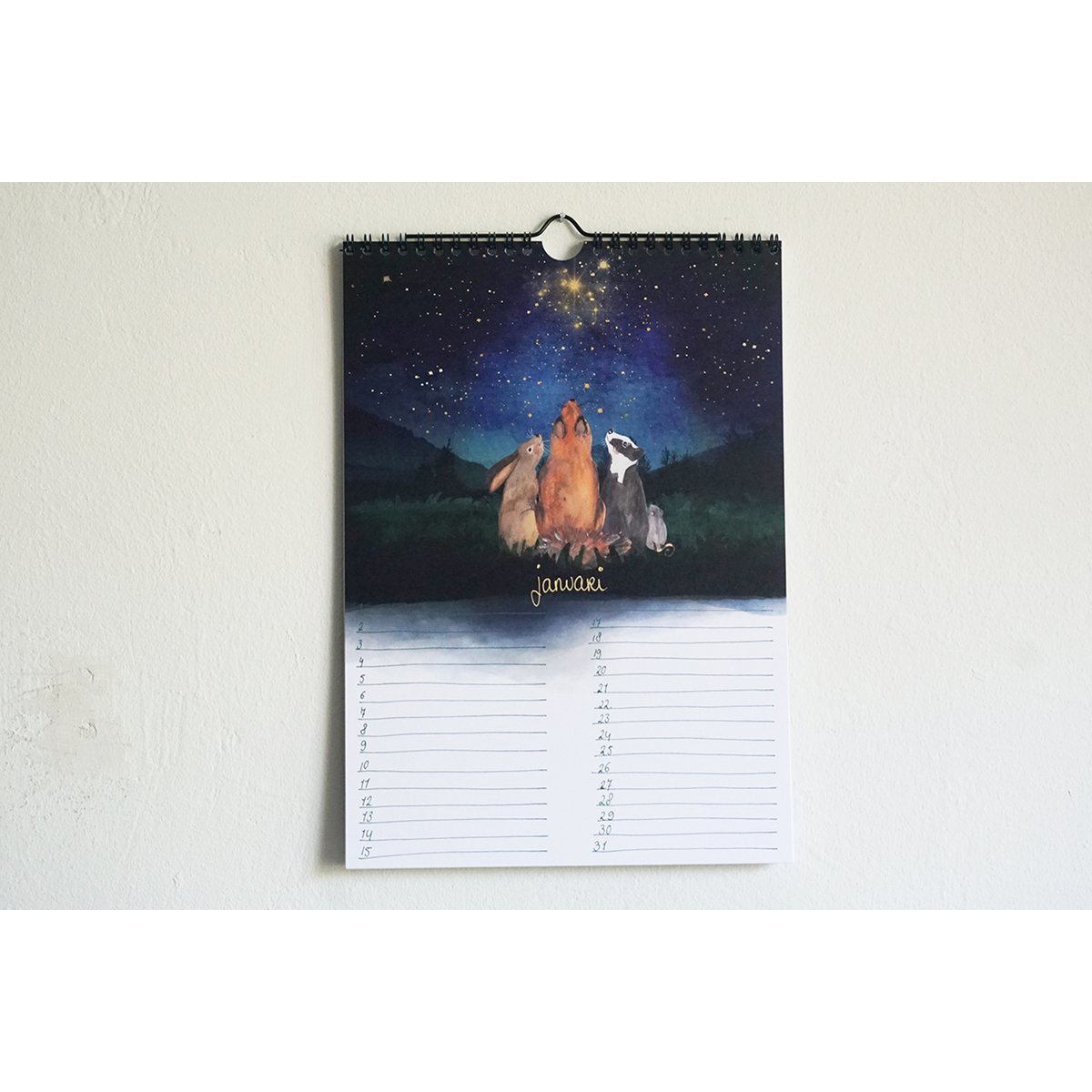 Calendar Forest animals