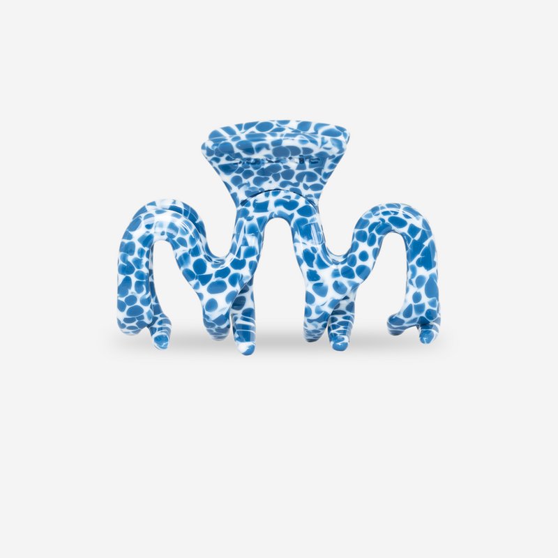 Clip per capelli - denim onda