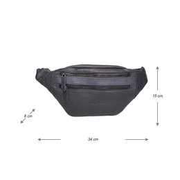 Taljetaske Læder - Fanny Pack Læder - Pouch Taske i 6 farver læder - Læder Belly Bag - Unisex model