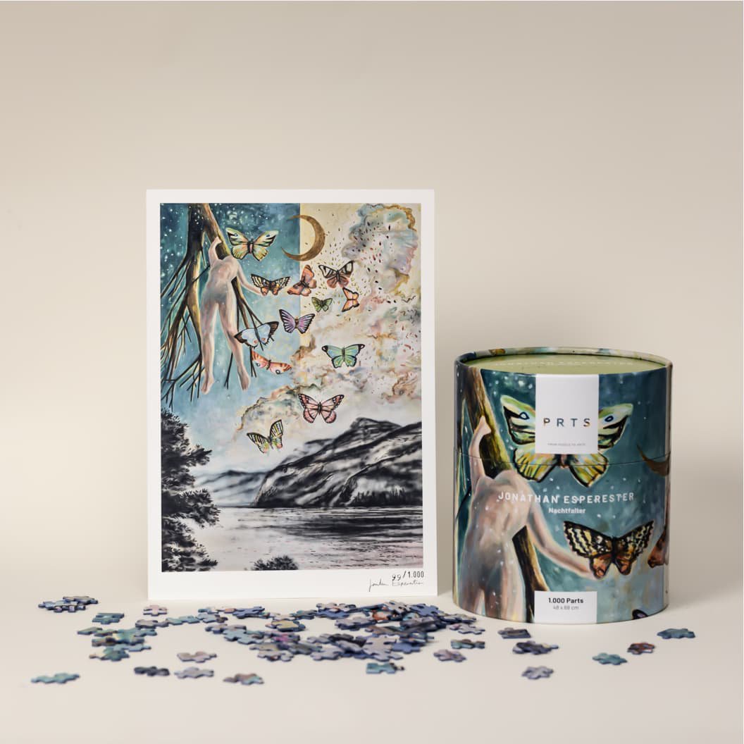 Puzzle artystyczne + druk artystyczny: Jonathan Esperester