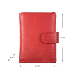 Cardprotector - Miniwallet - Mini wallet - Leather card holder leather - Credit card holder In 11 Colors